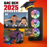 PROMO BEM BAC GAMING PC AMD RYZEN5 4600G + MONITOR MSI PRO MP225V + COMBO HAVIT KB4236