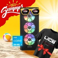 SUMMER OFFER Pc Gamer INTEL I3 13100F/16GB DDR4/H610/240GB SSD/RTX 3050/550W/4X RGB FANS
