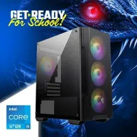 PROMO RENTRÉE Pc Gamer INTEL I5 14400F/16GB DDR4/H610/256GB SSD M.2/RTX 4060/600W/4X RGB FANS