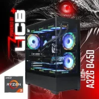 Pc Gamer AMD RYZEN3 3200G / 8GB DDR4 3200MHz / B450 / 256GB SSD / 450W / GAMEMAX VISTA NOIR