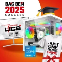 PROMO BEM BAC GAMING PC INTEL I5 14400F-ASUS DUAL RTX 3060+MONITEUR DAHUA B200S LM27+T-SHIRT GRATUIT