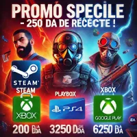 رموز الهدايا Steam / Xbox / Google Play / PlayStation Store / EA 