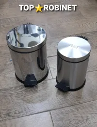 Poubelle inox