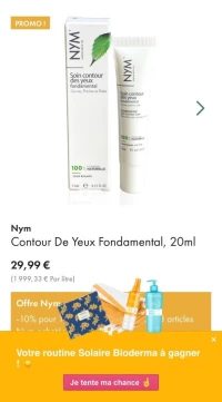 Soin contour des yeux NYM