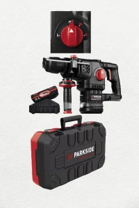 Marteau Brushless Parkside Performance 20V avec Batterie avec Chargeur