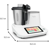 Moulinex Robot de cuisine multifonction 3,6 l Moulinex Click&Cook HF5061 1400W BLANC