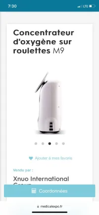 Concentrateur  oxygen  M 9 