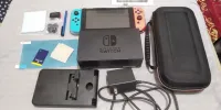 Nintendo Switch flashe + 128 CM + RCM Loader + Case (7 elements)