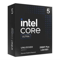 Processeur Intel Core Ultra 5 250KF Plus 18 cores (6 P-cores + 12 E-cores)  5.3 GHz