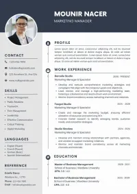 كتابة السيرة الذاتية/ CV professionnel + lettre de motivation 