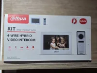 intercome visiophone interphone DAHUA  hybride KTH01 افتح عن بعج بالهاتف 