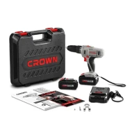Visseuse Perceuse Sans Fil 24V 2 Batterie 2,0AH CROWN | CT21074LH-2 BMC