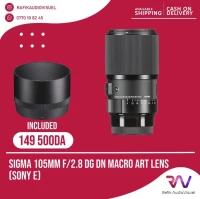 Sigma ART 105mm f2.8 macro DG DN monture Sony FE