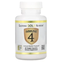 California Gold Nutrition Immune 4 Soutien du système immunitaire 60caps لدعم جهاز المناعة 60 كبسولة