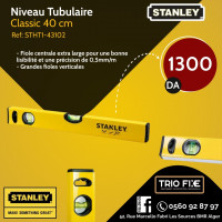 outillage-professionnel-stanley-niveau-tubulaire-classic-40cm-et-150cm-bir-mourad-rais-alger-algerie