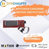 Afficheur + carte mère chaudière MOTAN