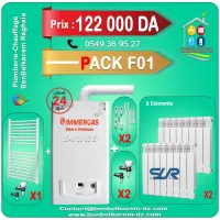 Packs Chaudière Murale ENERGICAL/JUNKERS/BAXI/BERETTA 24KW A VENTOUSE F1/F2/F3/F4/F5/F6/F7