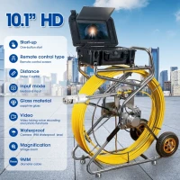 caméra 360 canalisation horizontale كمرة دوارة ( 360 درجة ) أنابيب الصرف الصحي 120متر
