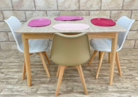 tables-a-manger-table-12080cm-4-chaises-tulipe-saida-algerie