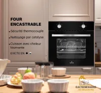 Fours encastrables #Raylan ventilés