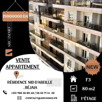 Vente Appartement F3 Béjaïa Bejaia
