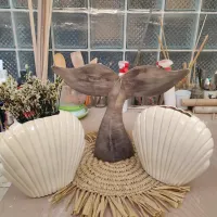 Vase coquillage contemporain 