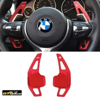 Palettes de changement de vitesse au volant pour BMW Serie 5 F10 Rouge