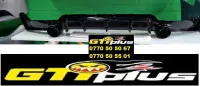 Spoiler + sortie côté gauche et droite AKRAPOVIC 1X90mm pour BMW Série 4 F36 Look MP