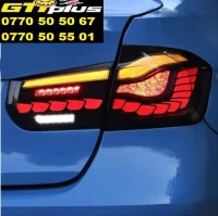 Feux arrières led pour BMW Série 3 F30 2011-2019 look DRAGON - Fumé