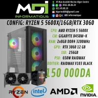 CONFIG GAMING : RYZEN 5 5600X/16GB/RTX3060