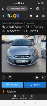 voitures-hyundai-accent-rb-4-portes-2018-ain-el-bia-oran-algerie