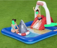 Piscine Bestway toboggan aire de jeux 