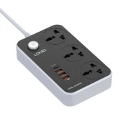 Ldnio Multiprise 5en1 3 Prises Puissantes, 20W USB-C . 3-PORT USB QC3.0