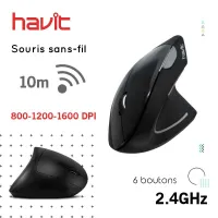 Souris sans-fil Havit MS550GT 2.4GHz 6 boutons