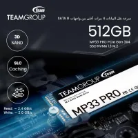 SSD NVMe M.2 512GB TeamGroup MP33 PRO PCIe Gen3X4