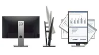 Ecran Dell 27'' Full HD IPS P2719H DisplayPort + 2 HDMI + 5 USB + Rotatif 45° + pivotant 90°