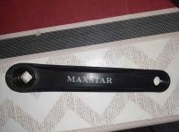 Manivelle Gauche de Pédalier pour Vélo - MAXSTAR ( Carré )