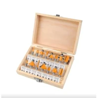 Ensemble d'embouts de toupie en carbure 15 piéces 75681 TOLSEN
