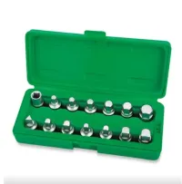 Jeu de clés de bouchon de vidange d'huile 14pcs 3/8" JGAI1402 TOPTUL