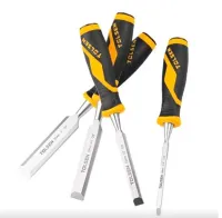 Ensemble de 4 ciseaux à bois 25384 TOLSEN