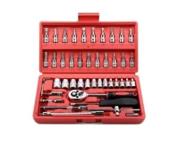Caisse à outils 46PCS avec cliquet