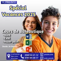 Cours spécial vacances été 2025