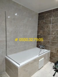 Douche a l'italienne sûr mesure 