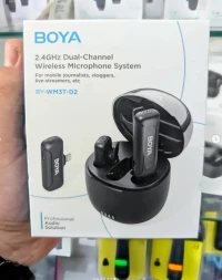 BOYA Micro Cravate sans Fil pour iPhone- Microphone - BY WM3T-D2- 