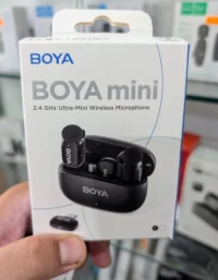 Boya  Microphone sans Fil, Double Mini-Microphone Lavalier pour iPhone/ Android  100M, 36H