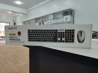 CLAVIER RECHARGEABLE SANS FIL + SOURIS SANS FIL / HAVIT / KB252GCM
