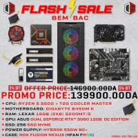 CONFIG PC R5 5600/16GB/256 SSD/RTX 3060 12GB