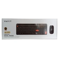 Ensemble Combo Clavier souris SF HAVIT KB835WB rechargable BT5.1