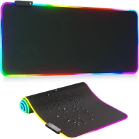 TAPIS DE SOURIS GAMING - RGB - SOUPLE - ANTIDÉRAPANTE - EXTRA LARGE XL 900 X 400 X 3 MM
