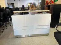 Comptoir de réception MDF hight gloss importation 1.40m